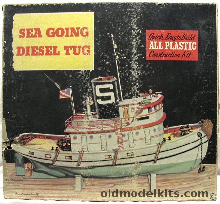 Pyro 1/76 Sea Going Diesel Tugboat Despatch No. 9 of Standard Oil, 207 plastic model kit